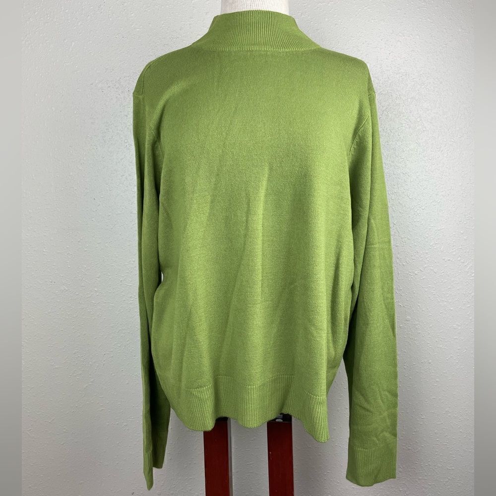 EUC Jody Bond Women’s Green Turtleneck Sweater Size 1X